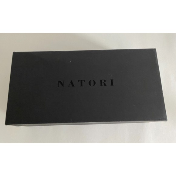 Natori Womens Arri Satin Embroidered Slides 10M Mules Flats Floral Slip On - Picture 10 of 10